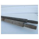 2 Sets of Vintage Wooden Oars/Paddles