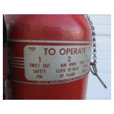 Large Vintage RANDOLPH Fire Extinguisher