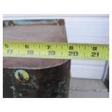 Old Vintage Industrial Steel Rolling Cart