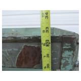 Old Vintage Industrial Steel 3-Tiered Rolling Cart
