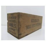 Antique Wooden GAMBLES .22 LR Advertising Ammo Crate
