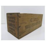 Antique Wooden GAMBLES .22 LR Advertising Ammo Crate