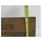 Antique Wooden GAMBLES .22 LR Advertising Ammo Crate