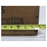 Antique Wooden GAMBLES .22 LR Advertising Ammo Crate