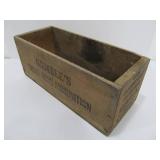 Antique Wooden GAMBLES .22 LR Advertising Ammo Crate