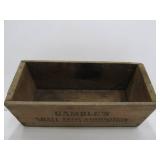 Antique Wooden GAMBLES .22 LR Advertising Ammo Crate