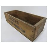 Antique Wooden GAMBLES .22 Short Advertising Ammo Crate