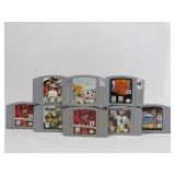 Group of Nintendo N64 Video Games