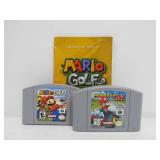 Nintendo N64 Mario Golf & Mario Kart 64