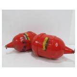 Pair of RED COMET Fire Grenade Automatic Safety Spray Systems