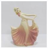 Vintage Mid Century HULL Art Pottery Dancing Lady Planter