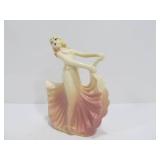 Vintage Mid Century HULL Art Pottery Dancing Lady Planter
