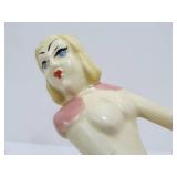 Vintage Mid Century HULL Art Pottery Dancing Lady Planter