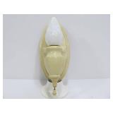Matching Pair of Vintage Art Deco Pull Chain Wall Sconce Lights