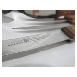 Vintage Tramontina Kitchen Knife Set w/Knife Block