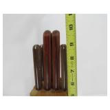 Vintage Tramontina Kitchen Knife Set w/Knife Block