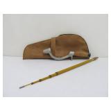 Unusual Vintage Unused Tel-A-Rod Fishing Pole w/Case & Instructions