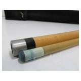 Viking & Dufferin Pool Cues w/Cases.