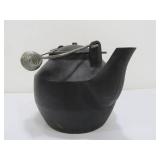 Signed John Wright Cast Iron Tea Kettle
