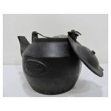 Signed John Wright Cast Iron Tea Kettle