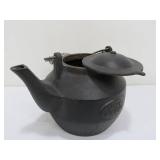 Signed John Wright Cast Iron Tea Kettle