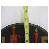 Vintage Embossed Cast Iron Firefighters Plaque