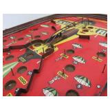 Larger Vintage SKY RIDE Parachute Table Top Pinball/Bagatelle Game