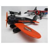 Larger Diecast HARLEY DAVIDSON Airplanes & 2 Trucks
