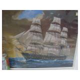 Large Sealed Vintage Monogram USS United States Naval Ship Model Kit