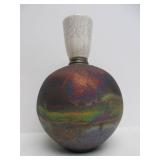 Nice Raku Art Potter Vase