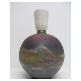 Nice Raku Art Potter Vase