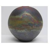 Nice Raku Art Potter Vase