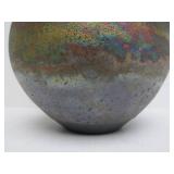 Nice Raku Art Potter Vase