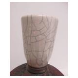 Nice Raku Art Potter Vase