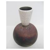 Nice Raku Art Potter Vase