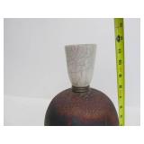 Nice Raku Art Potter Vase