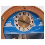Vintage Mid Century "Ship-A-Hoy" Nautical Theme Ship clock