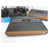 2 Vintage ATARI 2600 Video Game Systems w/Controllers