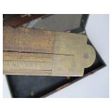 Antique Dovetailed Wood Carpenters Tool Chest
