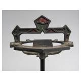 Very Nice Antique Iron Smoking Stand