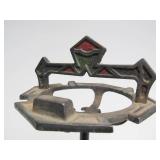 Very Nice Antique Iron Smoking Stand