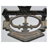 Very Nice Antique Iron Smoking Stand