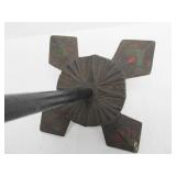 Very Nice Antique Iron Smoking Stand