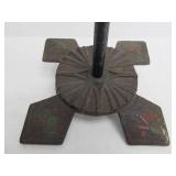 Very Nice Antique Iron Smoking Stand