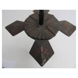 Very Nice Antique Iron Smoking Stand