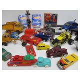 Large Lot of Vintage & Newer Toy Cars Vehicles Diecast etc