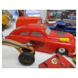 Large Lot of Vintage & Newer Toy Cars Vehicles Diecast etc