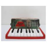 Old Vintage Toy Emenee Toy Accordion w/Original Box