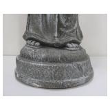 Large Heavy Figural Saint Francis w/Bird Outdoor Garden Statue