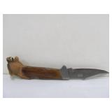 Very Cool Lock-Back Knife w/Bear Head Handle